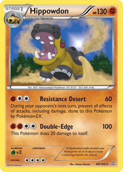 Hippowdon, Primal Clash #88, Pokémon TCG card