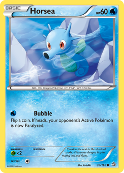 Horsea, Primal Clash #30, Pokémon TCG card