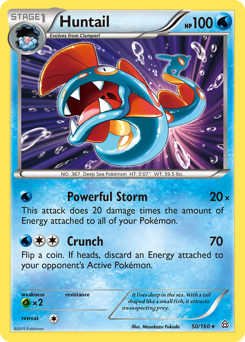 Huntail, Primal Clash #50, Pokémon TCG card