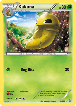 Kakuna, Primal Clash #2, Pokémon TCG card