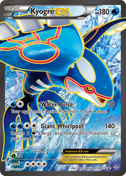 Kyogre-EX, Primal Clash #148, Pokémon TCG card