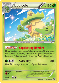 Ludicolo, Primal Clash #12, Pokémon TCG card