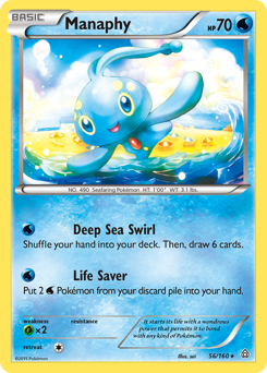 Manaphy, Primal Clash #56, Pokémon TCG card