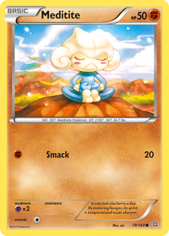 Meditite, Primal Clash #79, Pokémon TCG card