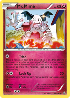 Mr. Mime, Primal Clash #101, Pokémon TCG card