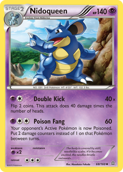 Nidoqueen, Primal Clash #68, Pokémon TCG card