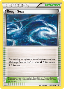 Rough Seas, Primal Clash #137, Pokémon TCG card