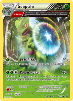 Sceptile, Primal Clash #9, Pokémon TCG card