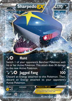 Sharpedo-EX, Primal Clash #91, Pokémon TCG card