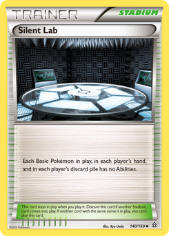 Silent Lab, Primal Clash #140, Pokémon TCG card