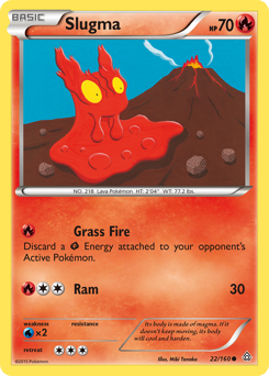 Slugma, Primal Clash #22, Pokémon TCG card