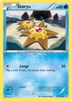 Staryu, Primal Clash #32, Pokémon TCG card