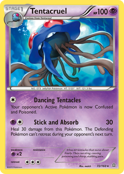 Tentacruel, Primal Clash #72, Pokémon TCG card
