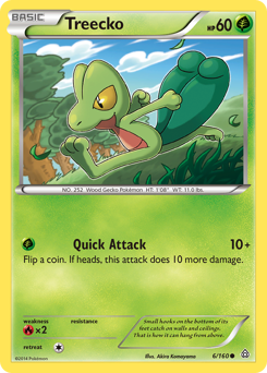 Treecko, Primal Clash #6, Pokémon TCG card