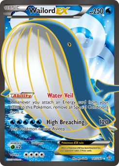 Wailord-EX, Primal Clash #147, Pokémon TCG card
