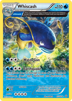 Whiscash, Primal Clash #41, Pokémon TCG card