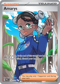 Amarys, Prismatic Evolutions #132, Pokémon TCG card