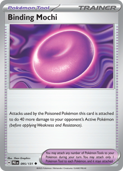 Binding Mochi, Prismatic Evolutions #95, Pokémon TCG card