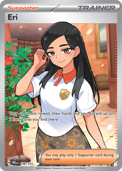 Eri, Prismatic Evolutions #136, Pokémon TCG card