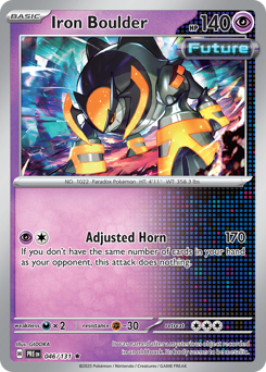 Iron Boulder, Prismatic Evolutions #46, Pokémon TCG card