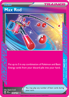 Max Rod, Prismatic Evolutions #116, Pokémon TCG card