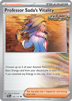 Professor Sada's Vitality, Prismatic Evolutions #120, Pokémon TCG card
