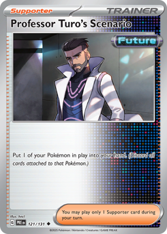 Professor Turo's Scenario, Prismatic Evolutions #121, Pokémon TCG card