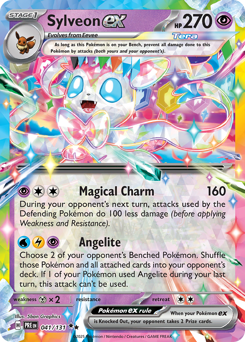 Sylveon ex, Prismatic Evolutions #41, Pokémon TCG card