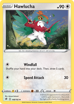 Hawlucha, Rebel Clash #148, Pokémon TCG card