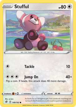 Stufful, Rebel Clash #149, Pokémon TCG card