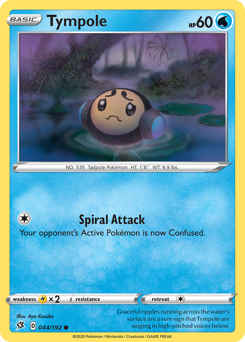 Tympole, Rebel Clash #44, Pokémon TCG card
