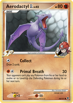 Aerodactyl GL, Rising Rivals #55, Pokémon TCG card