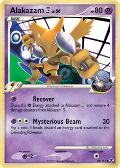 Alakazam E4, Rising Rivals #38, Pokémon TCG card