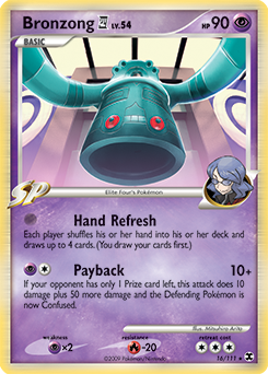 Bronzong E4, Rising Rivals #16, Pokémon TCG card