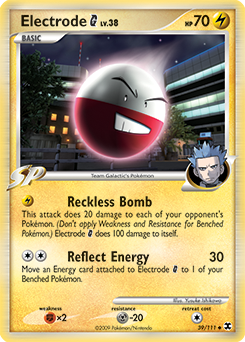 Electrode G, Rising Rivals #39, Pokémon TCG card