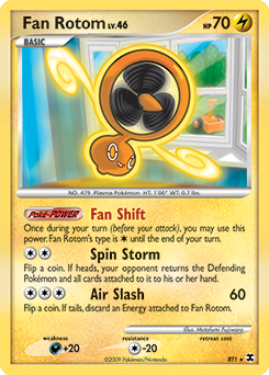 Fan Rotom, Rising Rivals #RT1, Pokémon TCG card