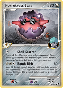 Forretress G, Rising Rivals #61, Pokémon TCG card