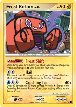 Frost Rotom, Rising Rivals #RT2, Pokémon TCG card