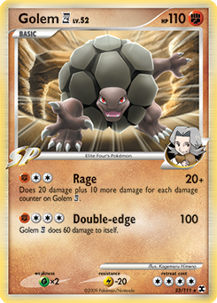 Golem E4, Rising Rivals #23, Pokémon TCG card