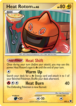 Heat Rotom, Rising Rivals #RT3, Pokémon TCG card