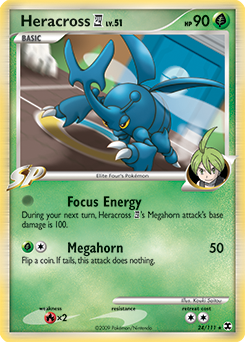 Heracross E4, Rising Rivals #24, Pokémon TCG card