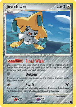 Jirachi, Rising Rivals #7, Pokémon TCG card