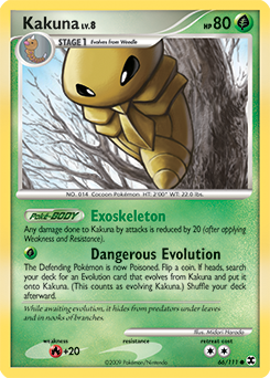 Kakuna, Rising Rivals #66, Pokémon TCG card