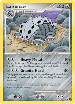 Lairon, Rising Rivals #44, Pokémon TCG card