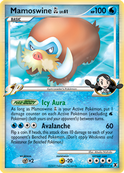 Mamoswine GL, Rising Rivals #27, Pokémon TCG card
