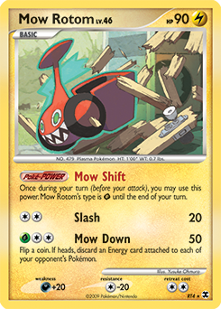 Mow Rotom, Rising Rivals #RT4, Pokémon TCG card