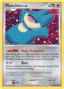 Munchlax, Rising Rivals #69, Pokémon TCG card