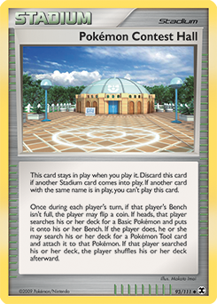 Pokémon Contest Hall, Rising Rivals #93, Pokémon TCG card