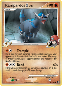 Rampardos GL, Rising Rivals #11, Pokémon TCG card