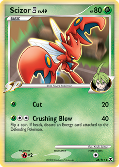 Scizor E4, Rising Rivals #48, Pokémon TCG card